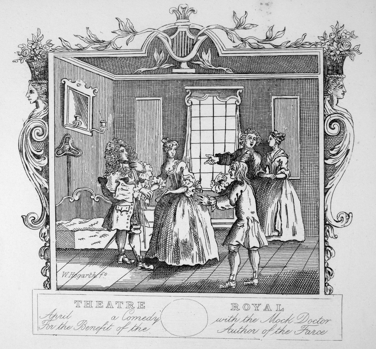 Theatre Royal door William Hogarth