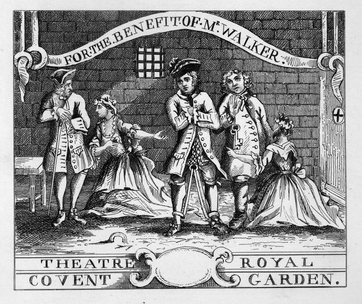 Theatre Royal, Covent Garden door William Hogarth