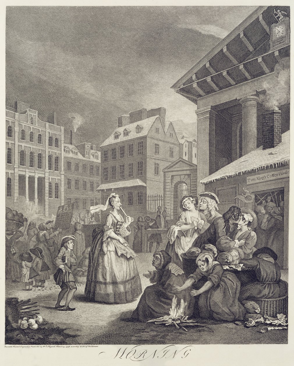 Tijden van de Dag: Ochtend door William Hogarth