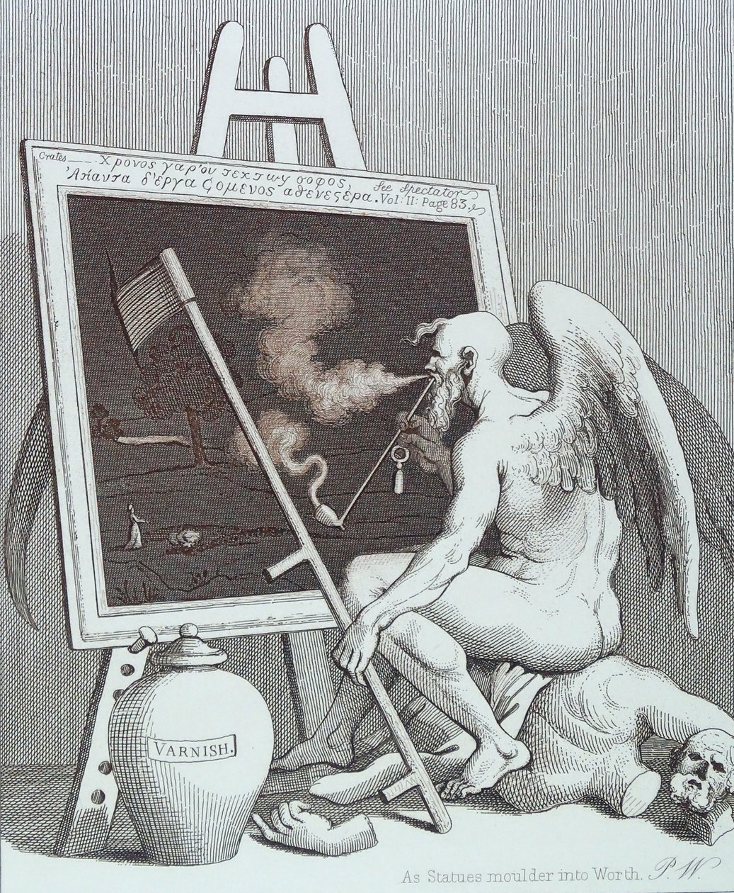 Doe een beroep op de natuur en jezelf door William Hogarth