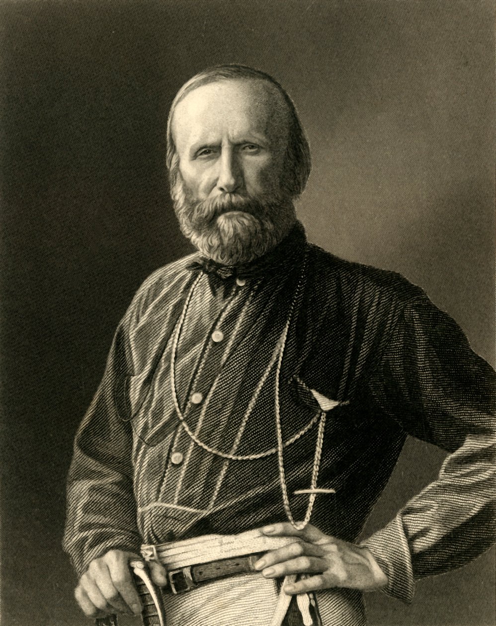Garibaldi, ca. 1872 door William Holl