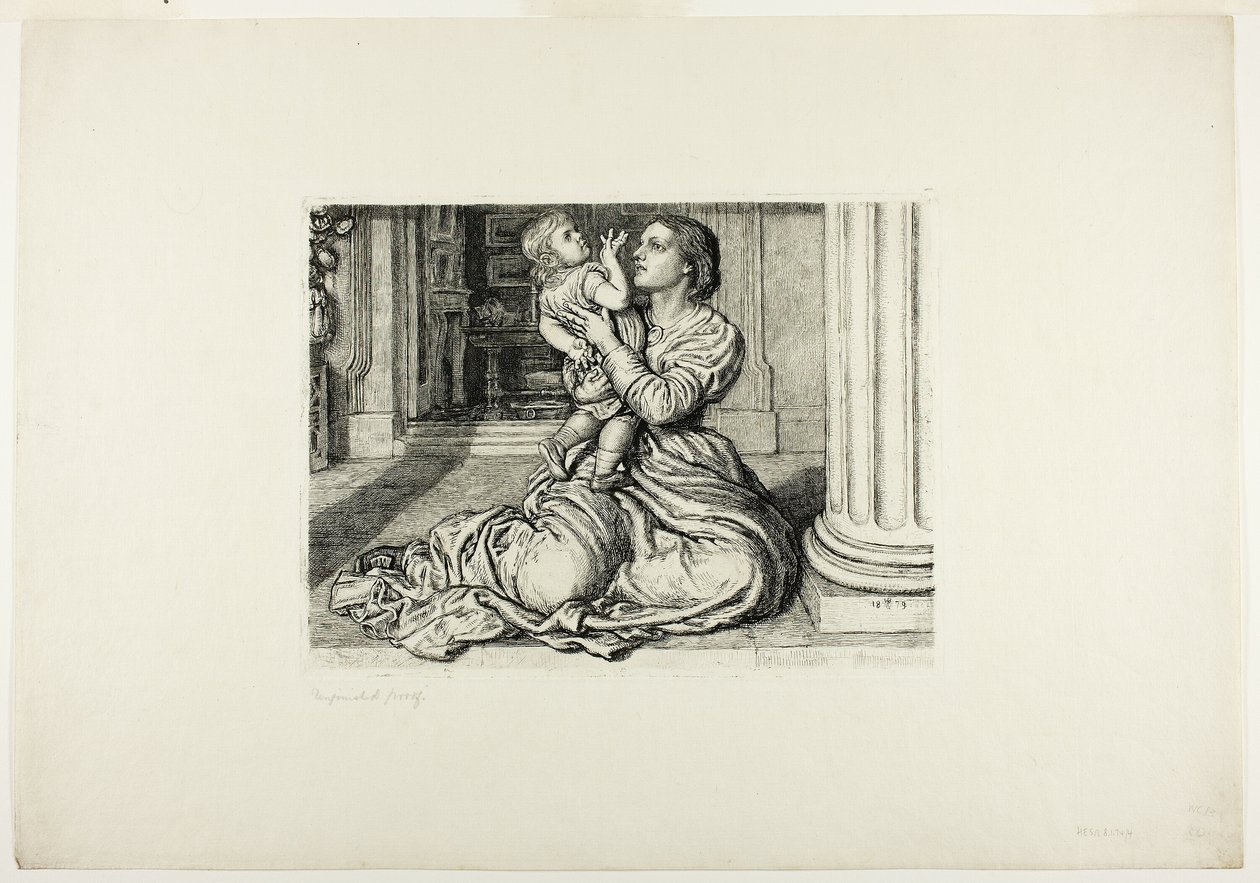 Vader neemt afscheid door William Holman Hunt