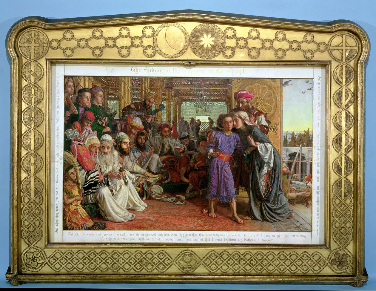 Het Vinden van de Verlosser in de Tempel door William Holman Hunt