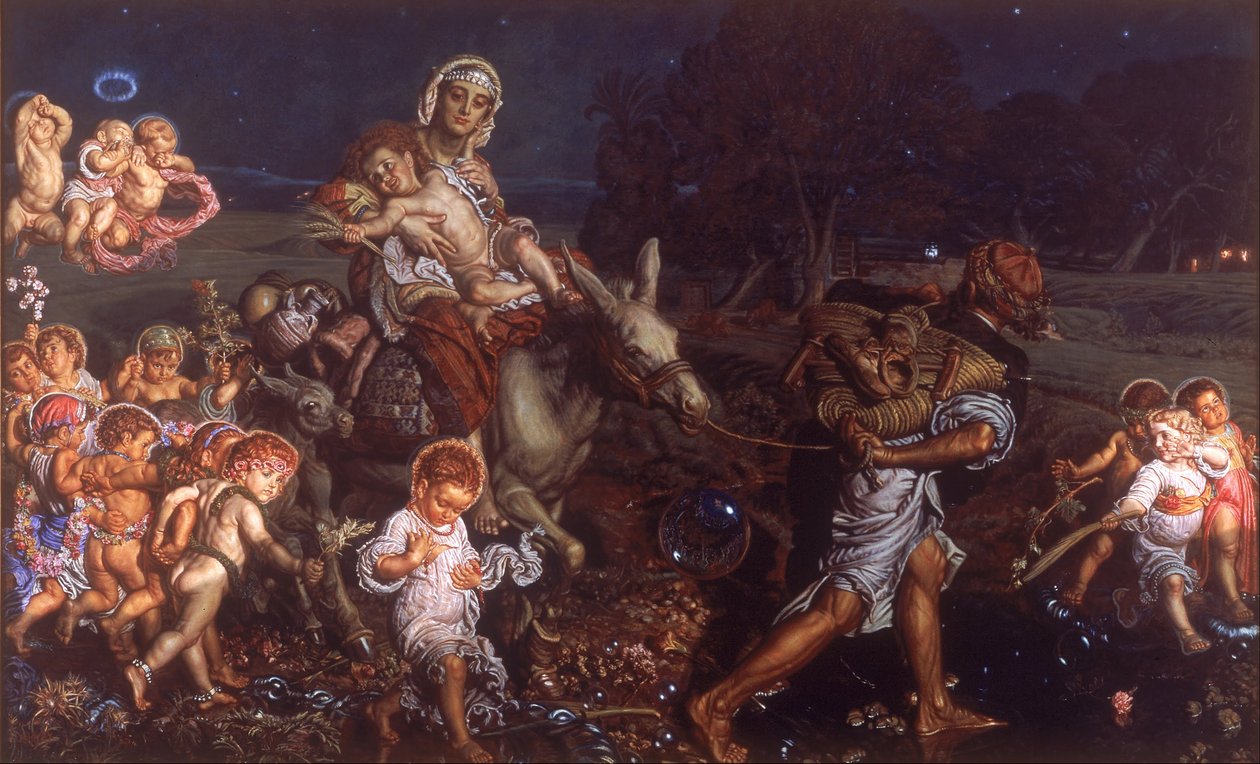 De triomf van de onschuldigen door William Holman Hunt