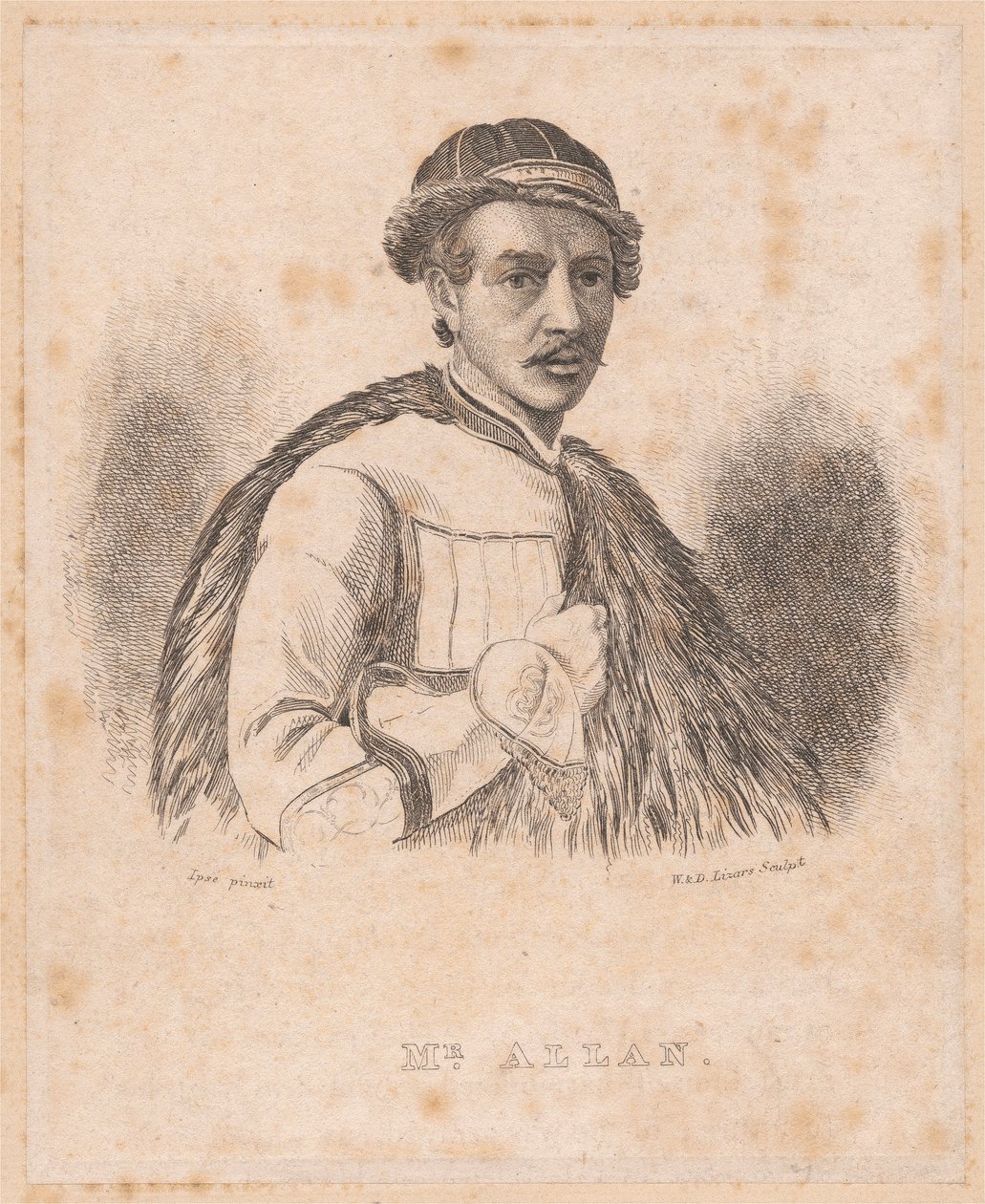 De heer Allan door William Home Lizars