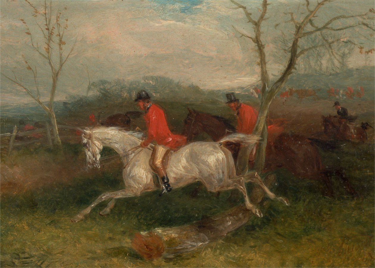 Vossenjacht: Naar een hek (volle jacht) door William J. Shayer