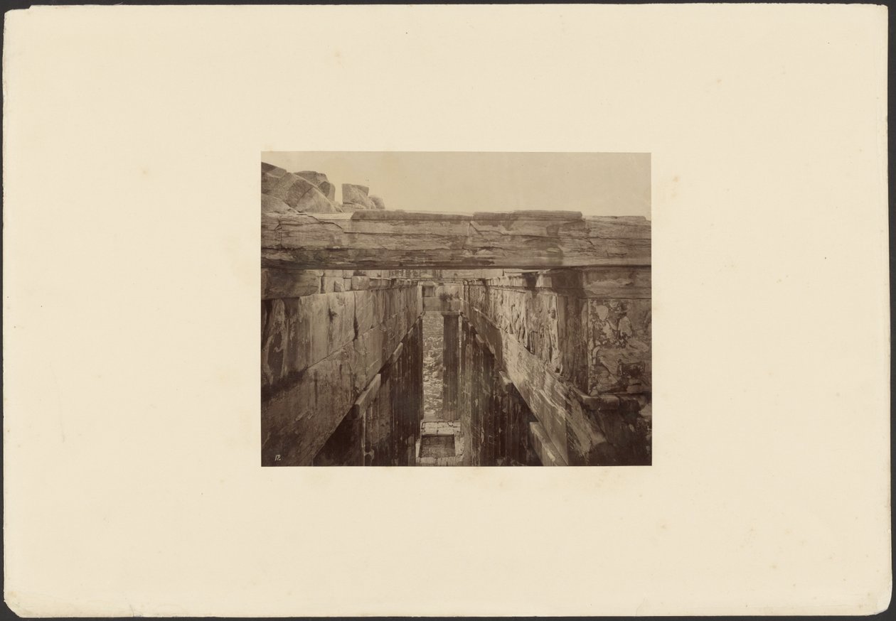 Westelijke portiek van het Parthenon door William J. Stillman