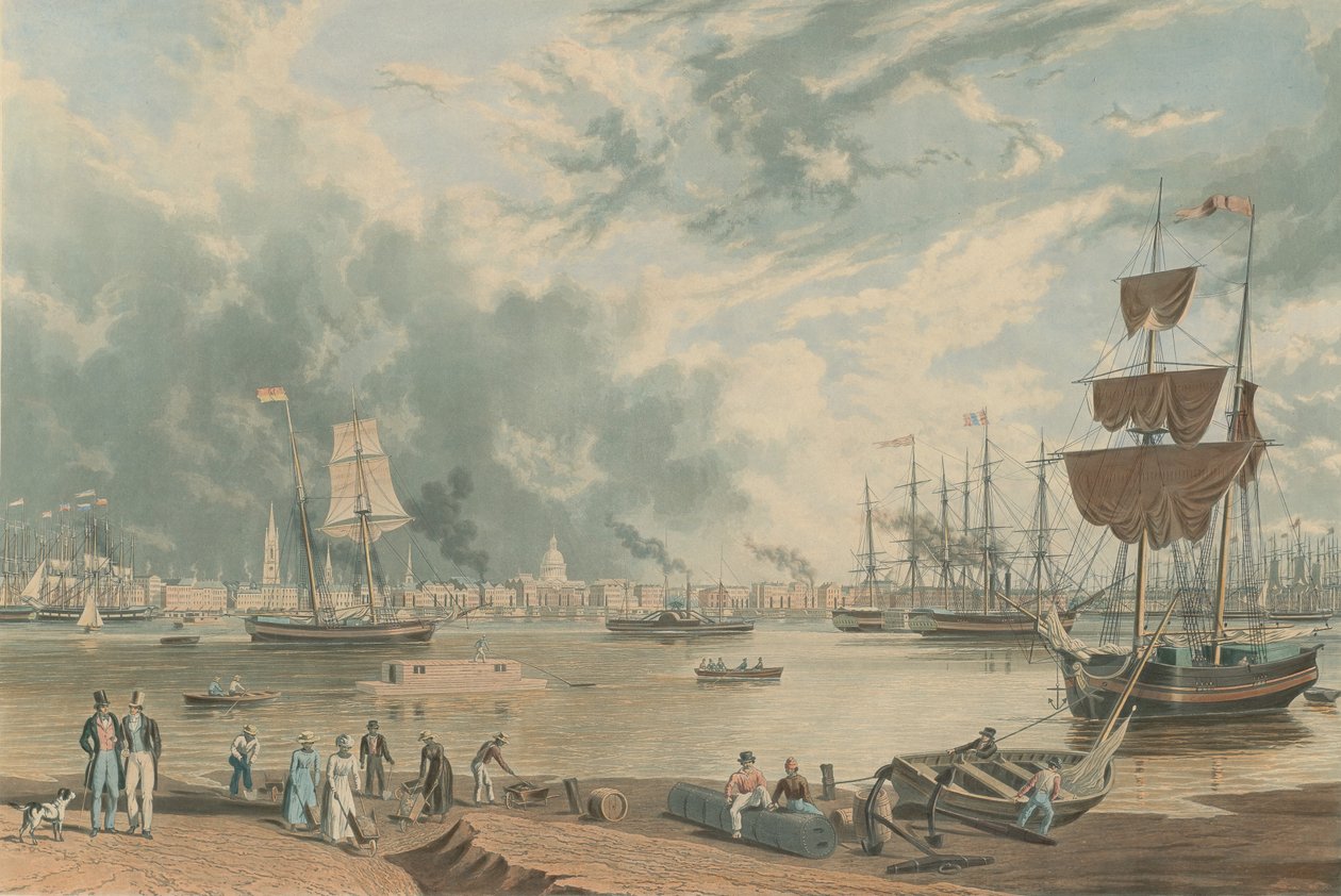 New Orleans: Gezien vanaf de ..., gepubliceerd 1841 door William James Bennett