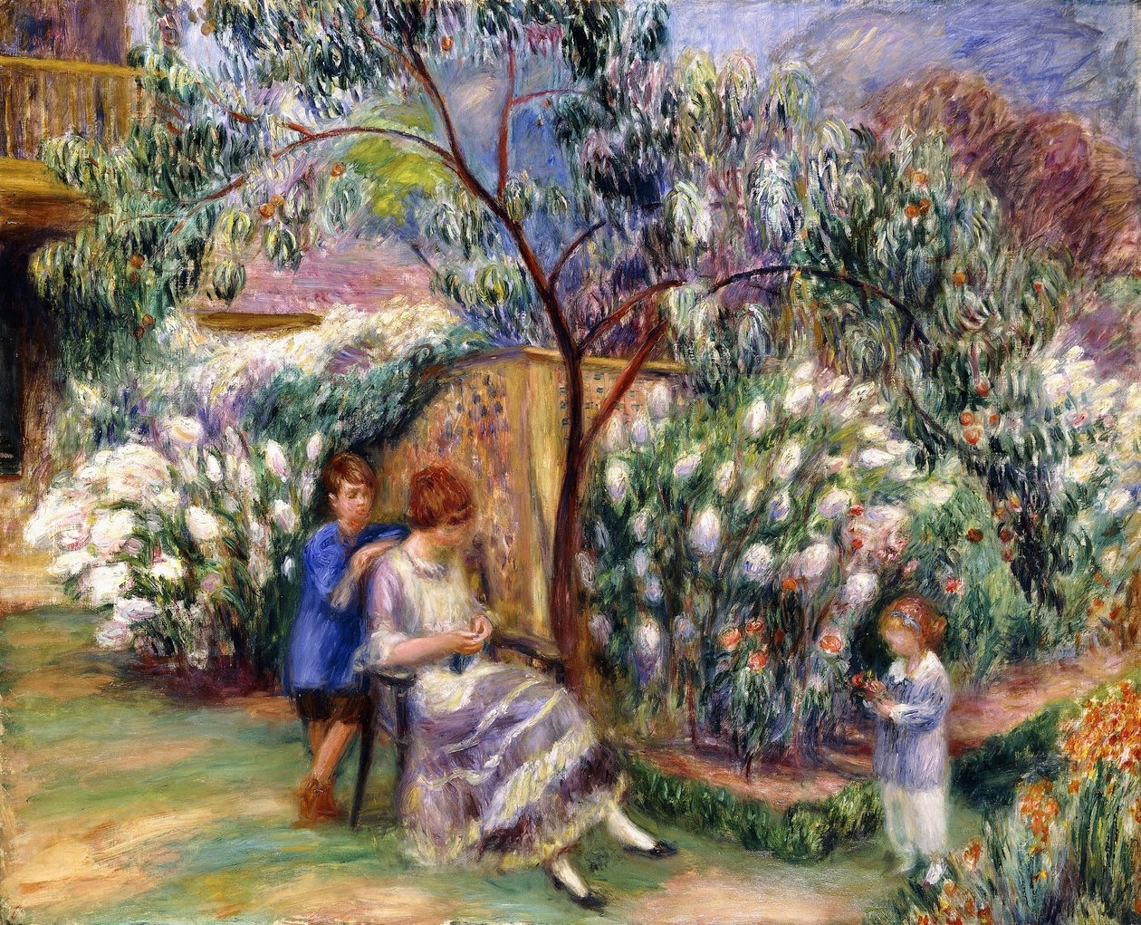 In de Tuin door William James Glackens