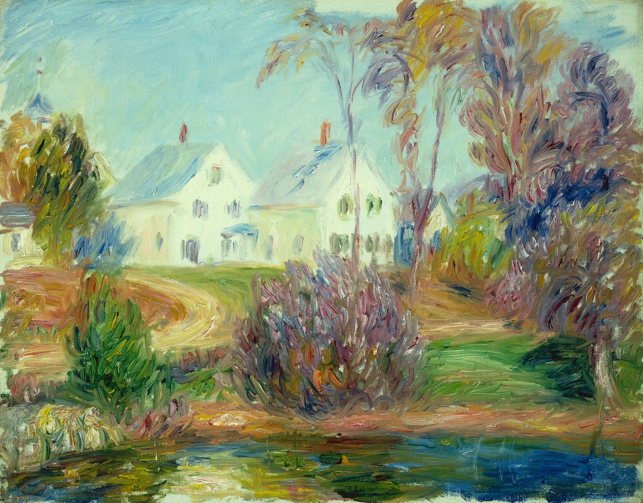New Hampshire Boarding House (olieverf op doek) door William James Glackens