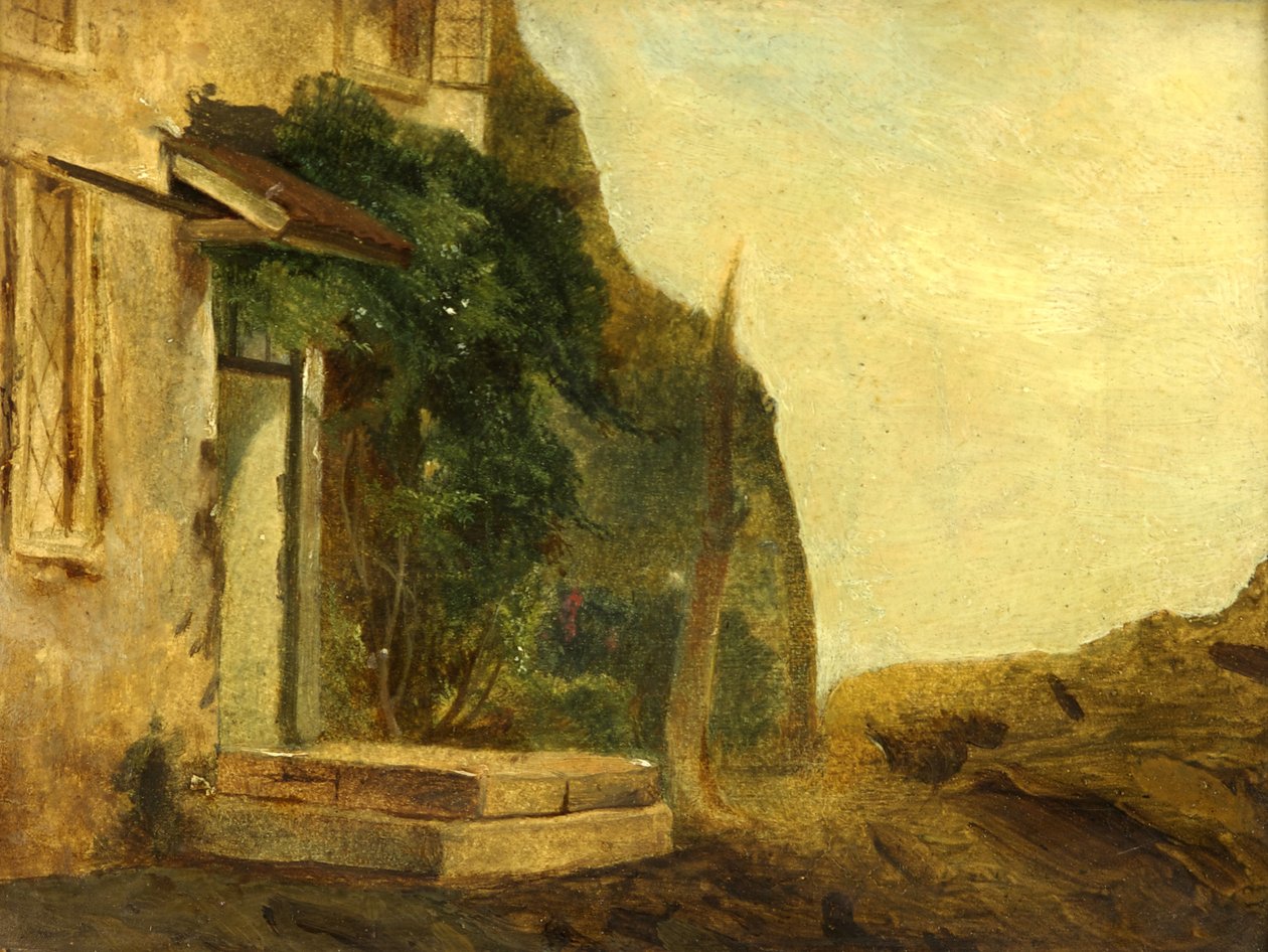 Een Cottage Deur door William James Muller