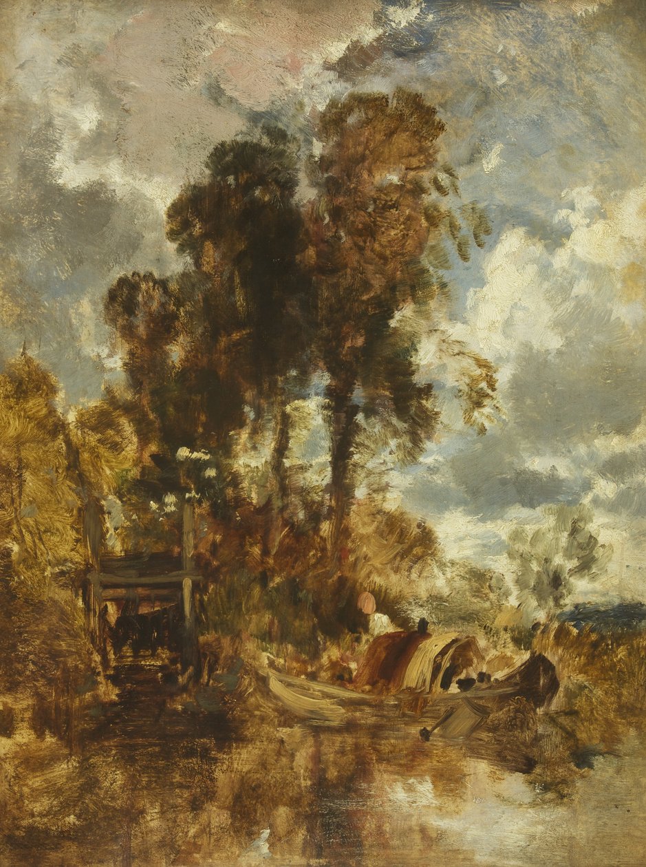 Palingmanden op de Theems door William James Muller