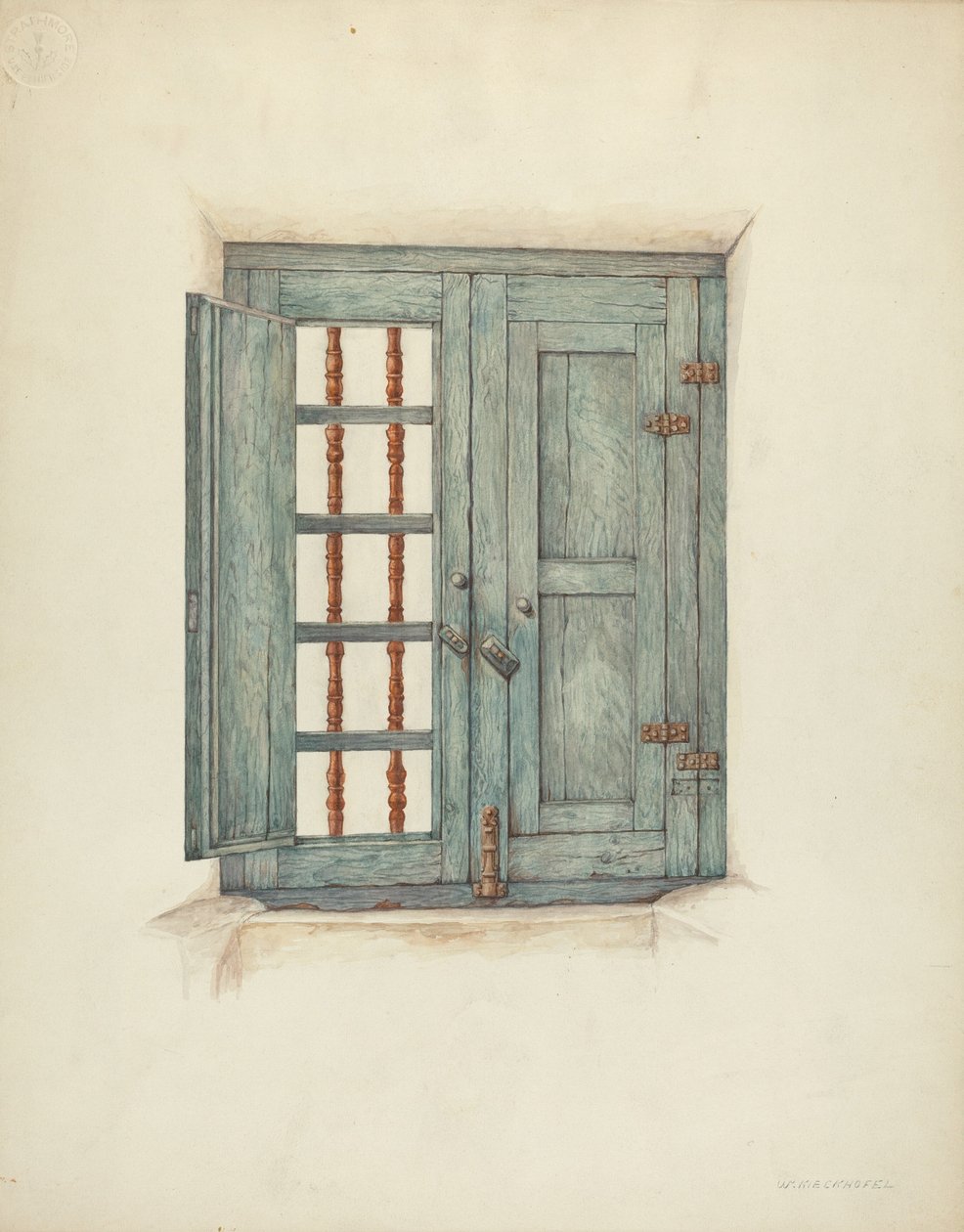 Raamluiken en details door William Kieckhofel