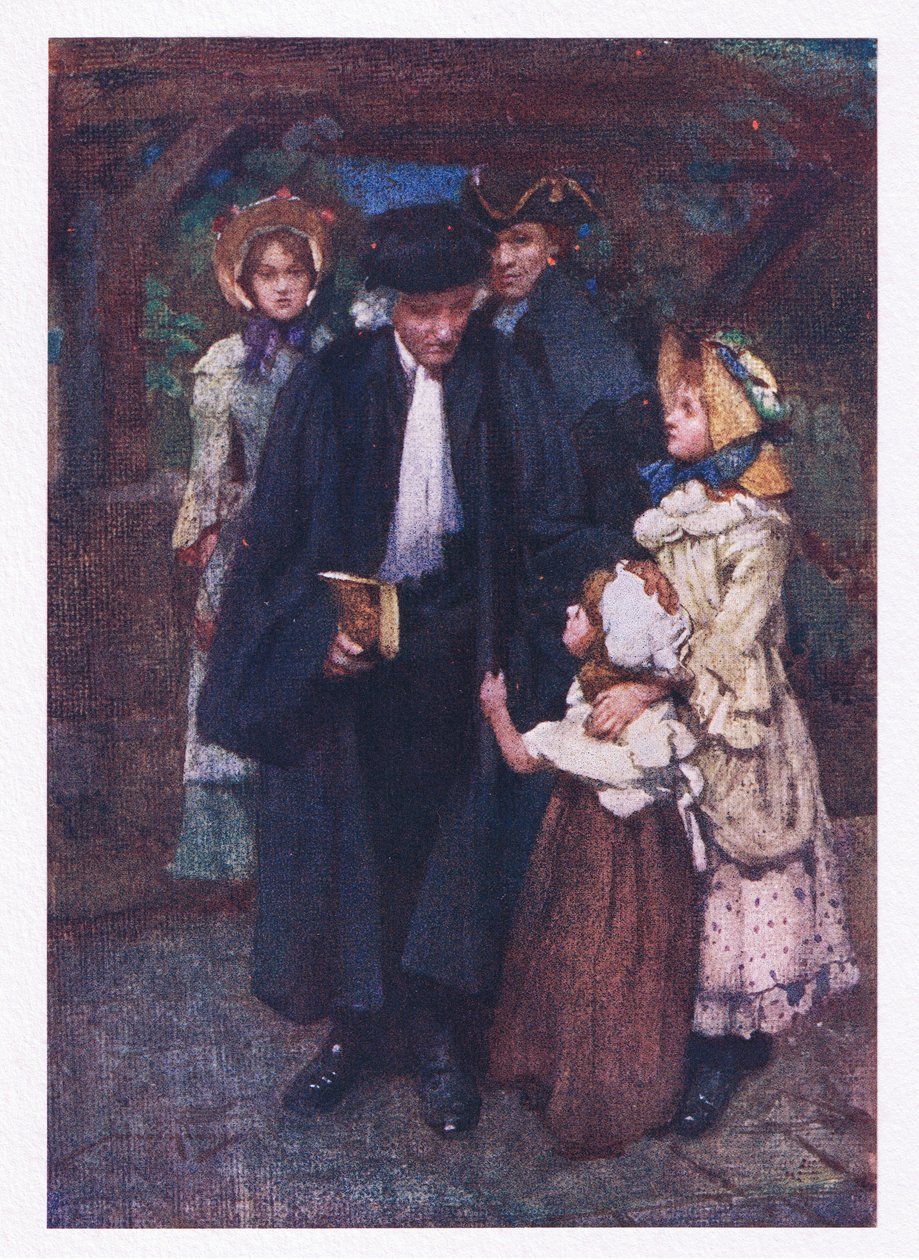 Zelfs kinderen volgden met innemende listen, en plukten aan zijn gewaad om de glimlach van de goede man te delen door William Lee Hankey