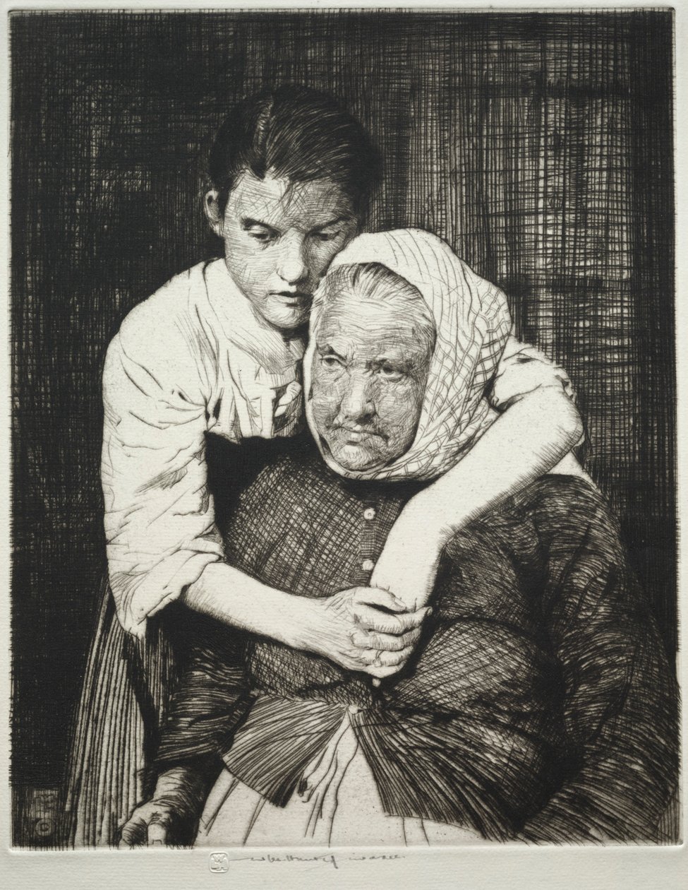 Etaples Fisher Folk door William Lee Hankey