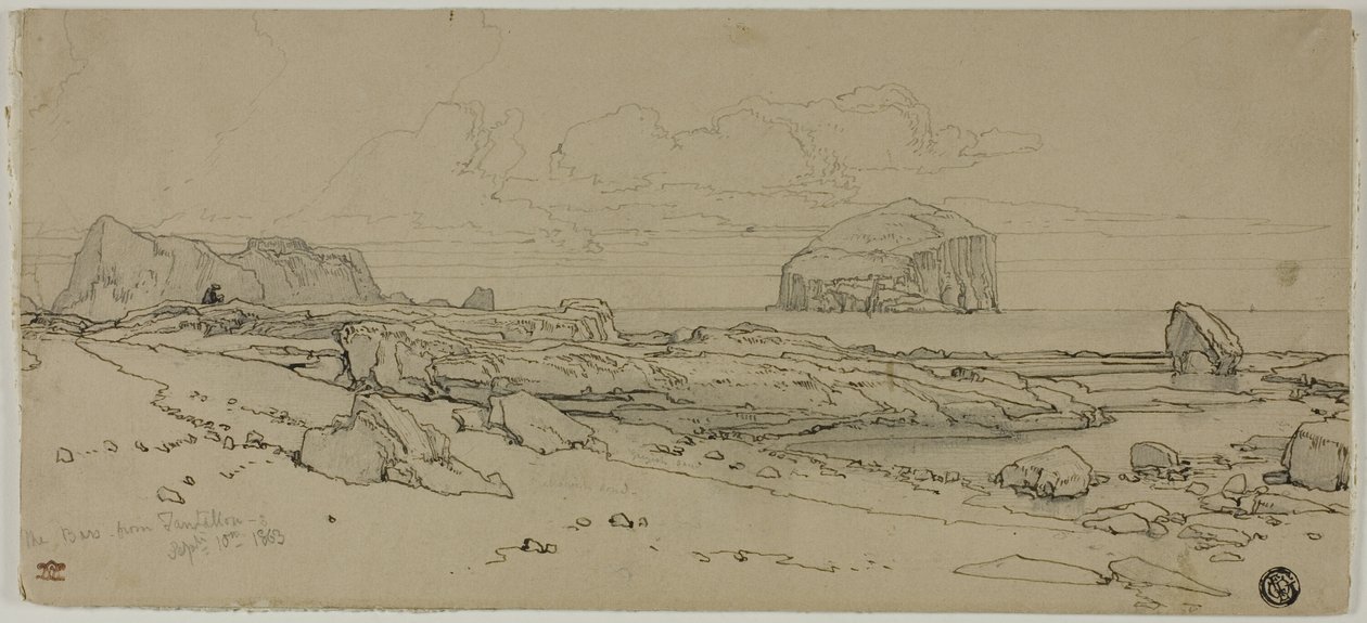 De Bars van Tantallon, Schotland door William Leighton Leitch