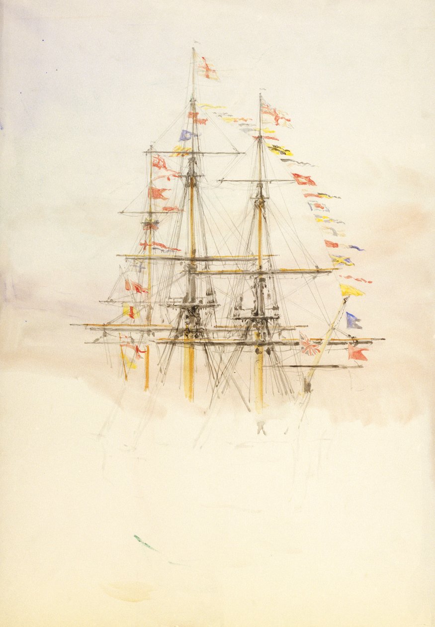 Masten van HMS 