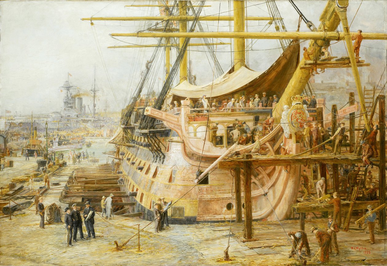 De restauratie van HMS 