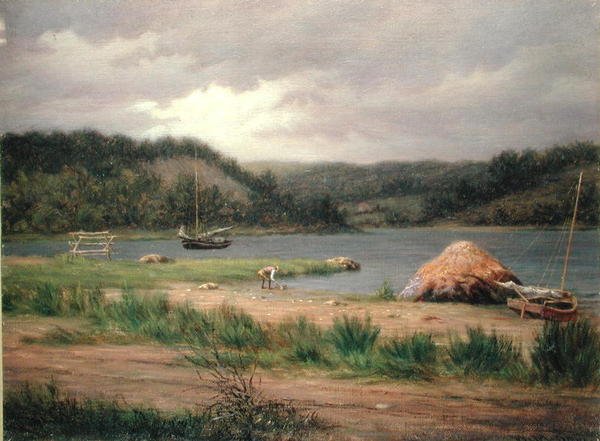 Clamming, Long Island door William M Davis