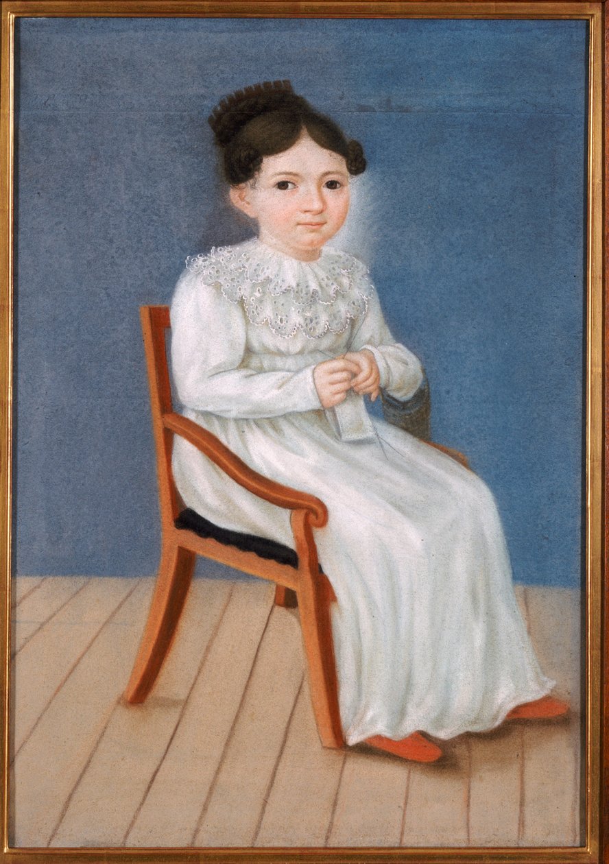 Portret van een klein meisje door William M. S. Doyle