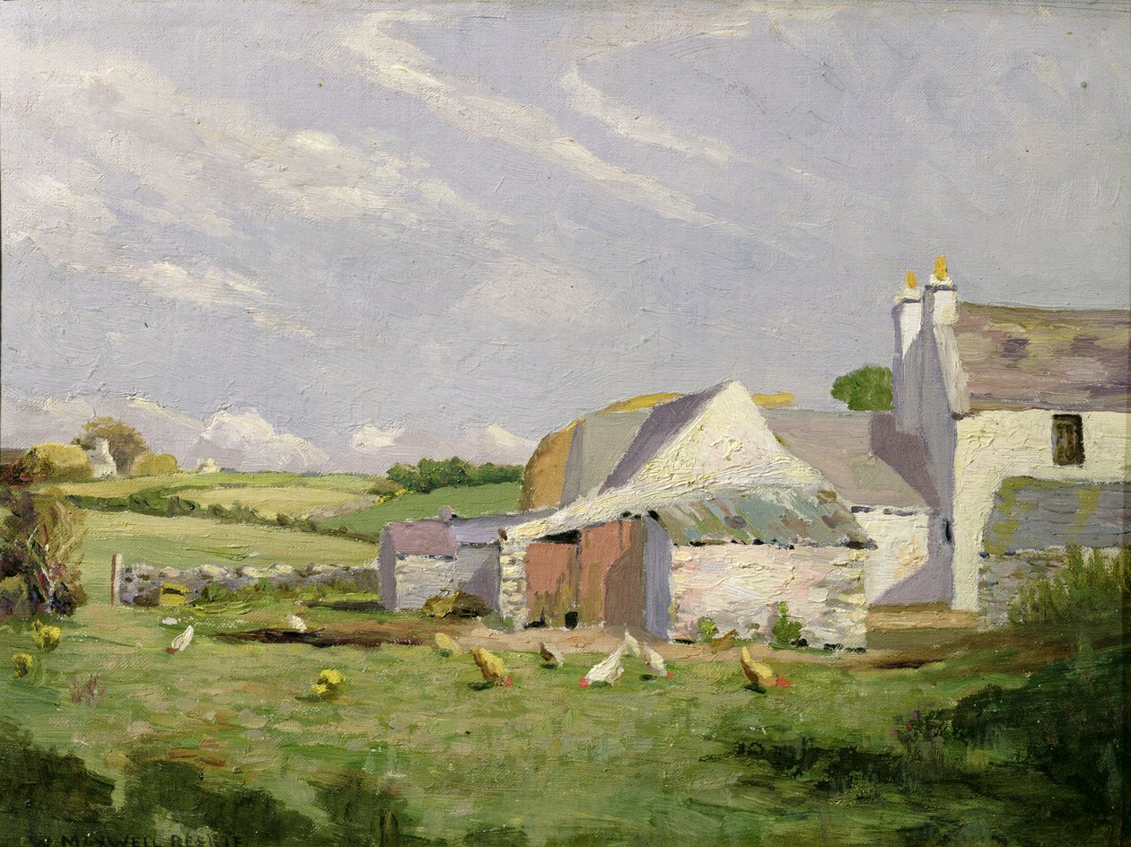 Een Boerderij in Anglesey door William Maxwell Reekie