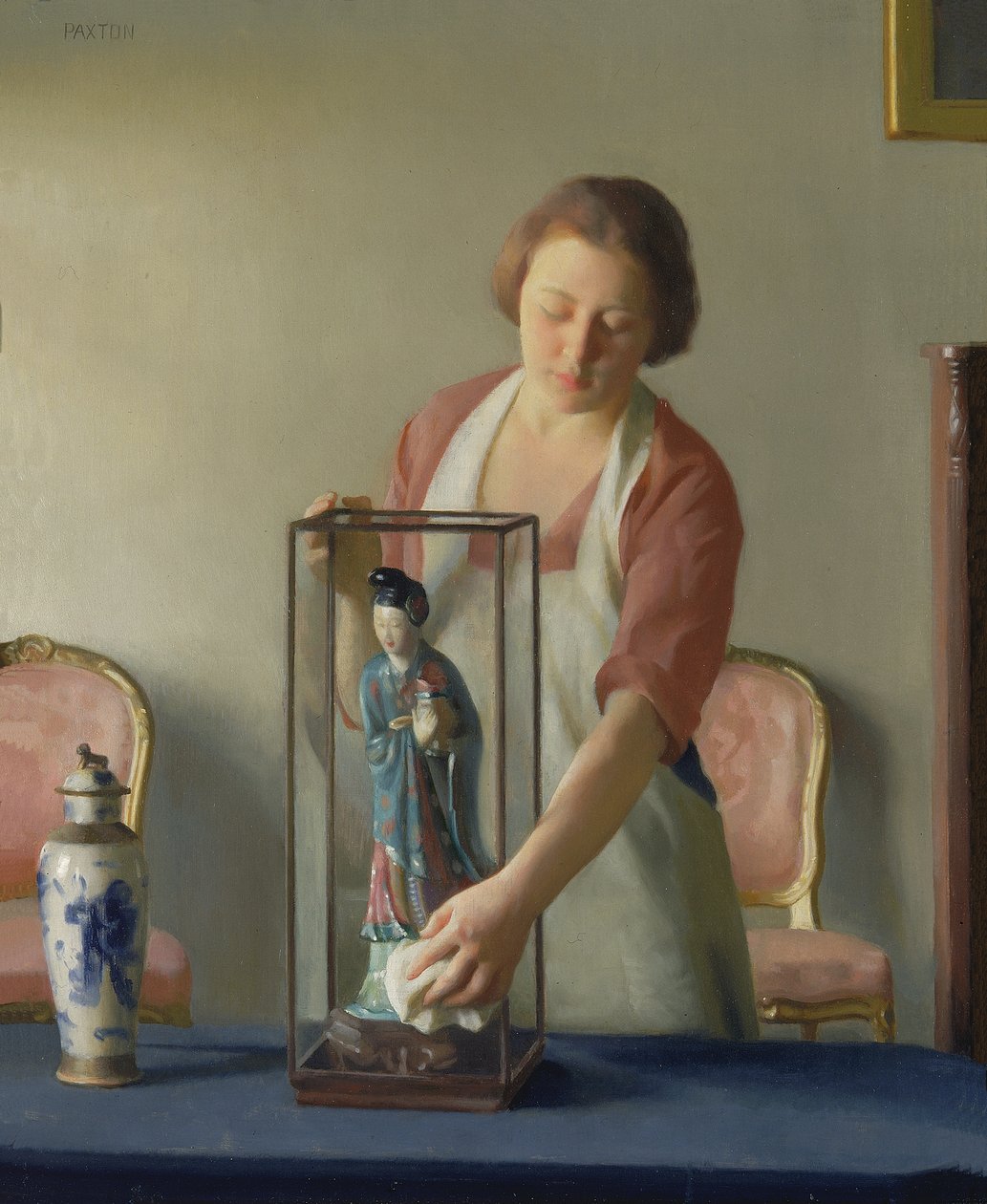 Het beeldje door William McGregor Paxton