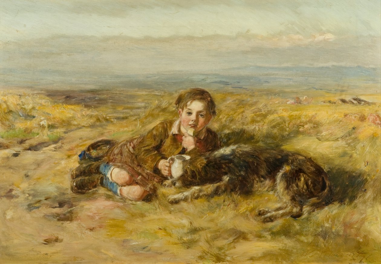 De Kleine Herder [voorheen gecatalogiseerd als Jongen en Hond] door William McTaggart