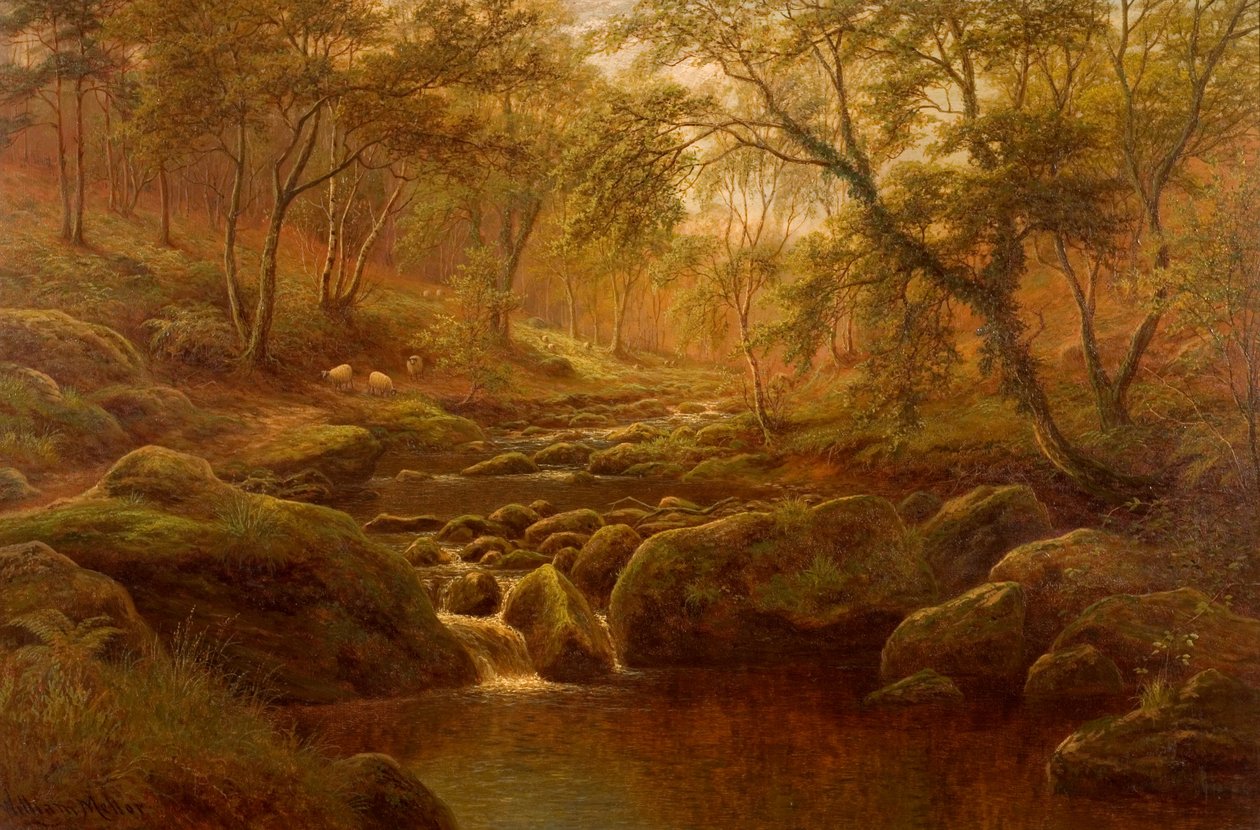 Oak Beck, Harrogate door William Mellor