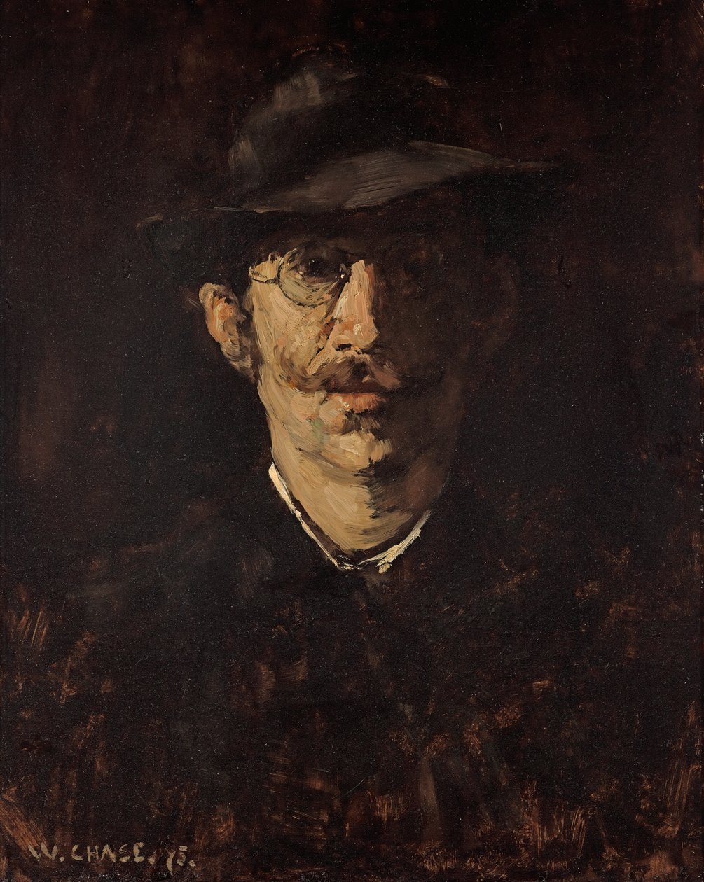 Portret van Hugo door William Merritt Chase