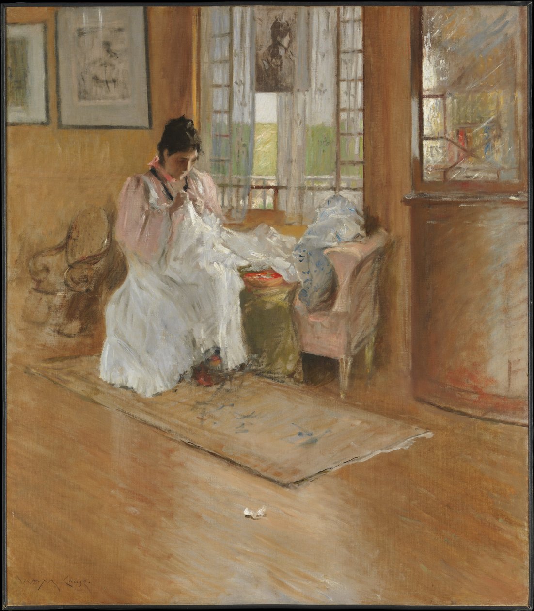 Voor de kleine door William Merritt Chase