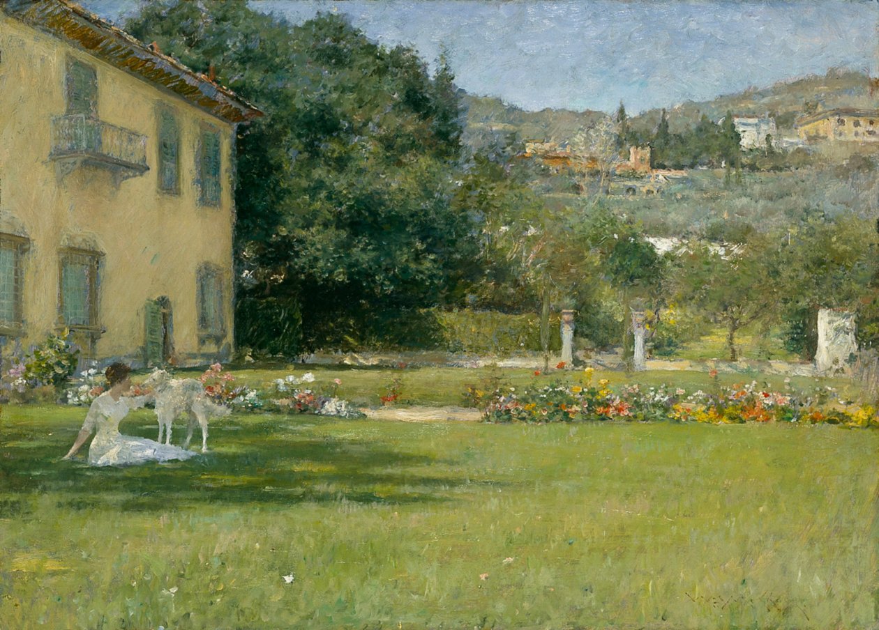 Goede vrienden door William Merritt Chase