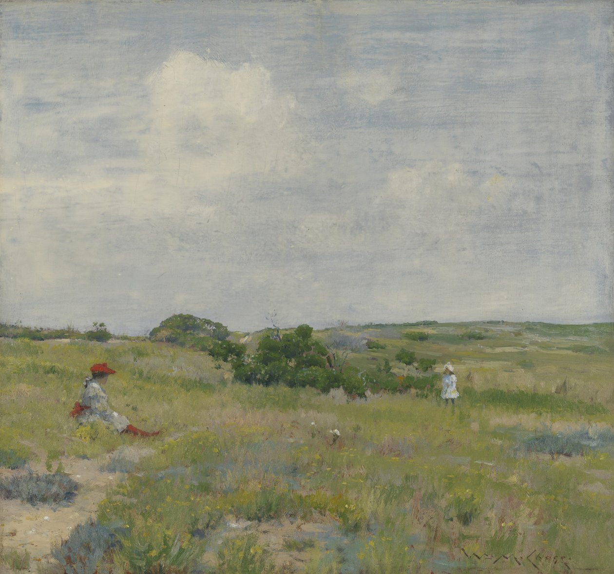 Shinnecock Hills, ca. 1895 door William Merritt Chase