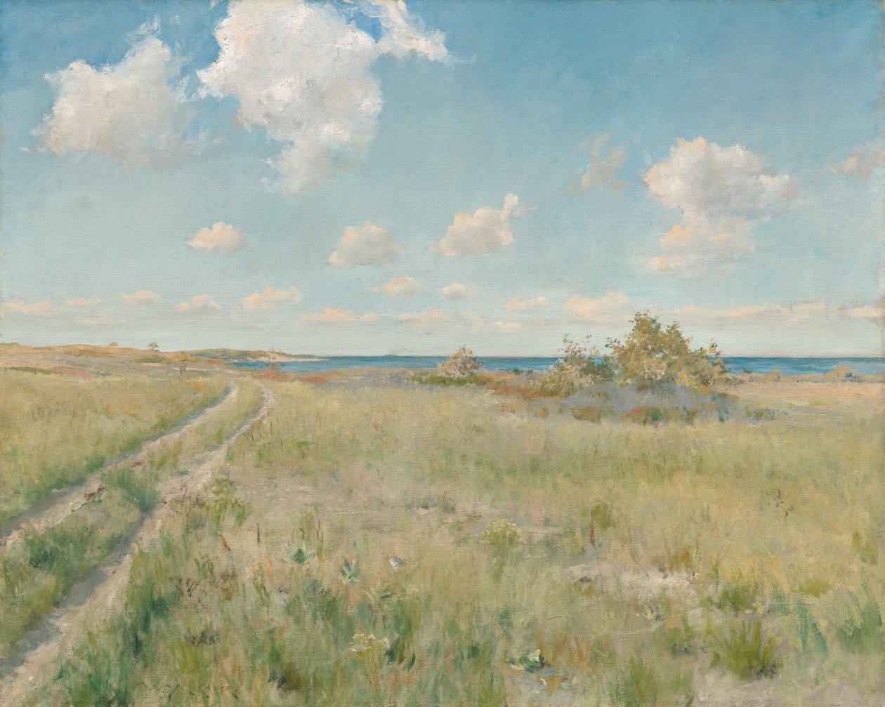 De oude weg naar de zee door William Merritt Chase