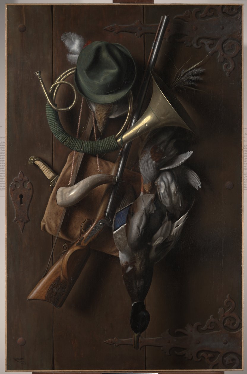 Na de jacht, 1883 door William Michael Harnett
