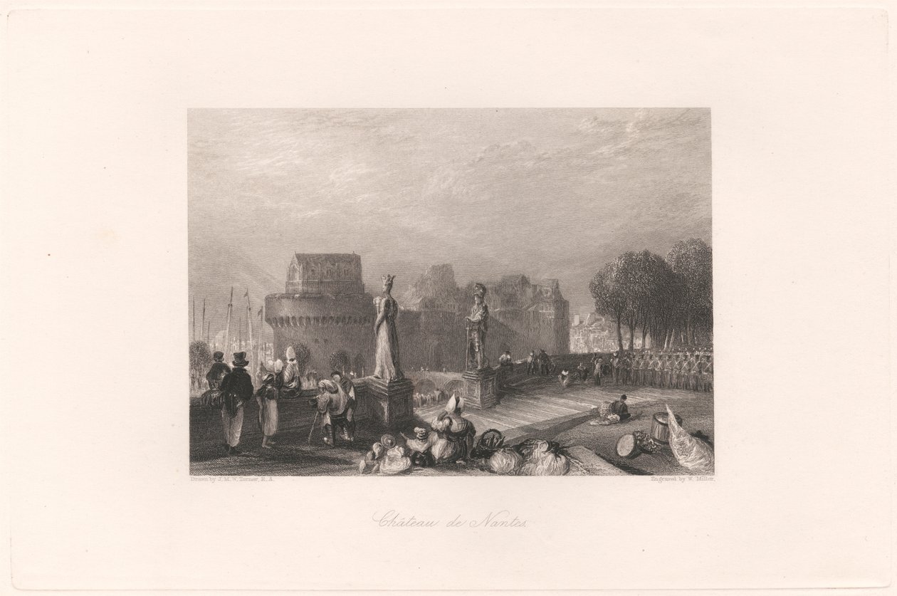 Kasteel van Nantes door William Miller