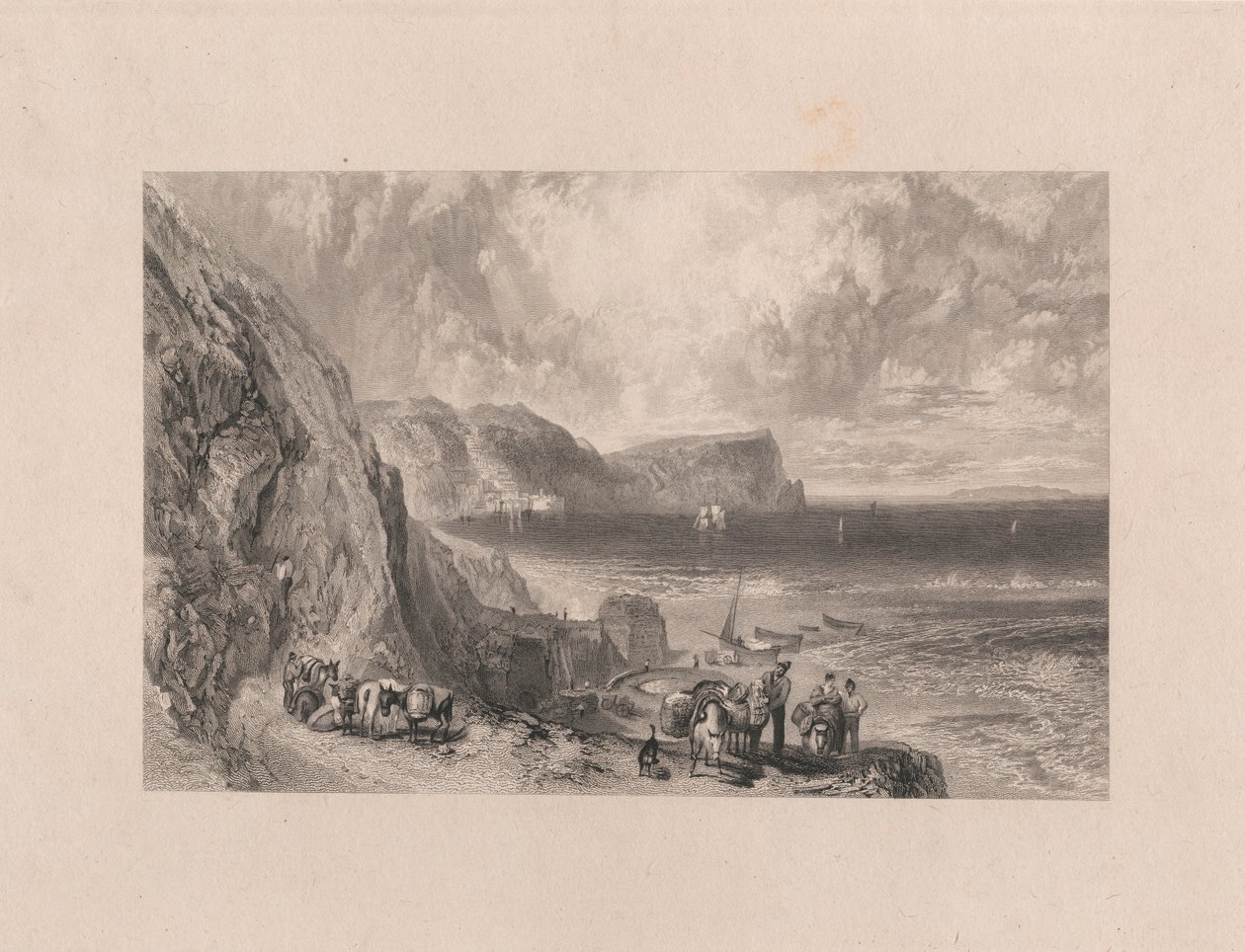 Clovelly Bay en Lundy Island door William Miller