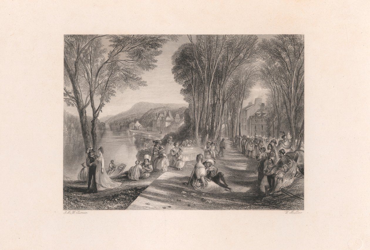 Paleis van La Belle Gabrielle door William Miller