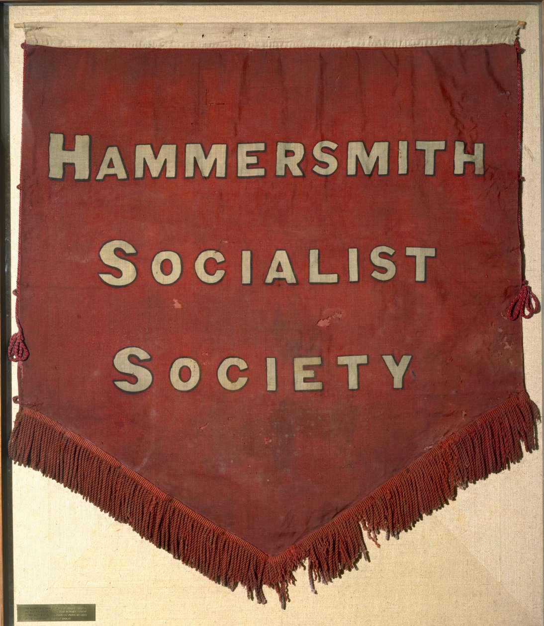Banier van de Hammersmith Socialistische Vereniging door William Morris