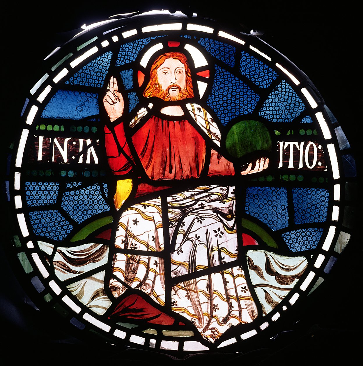 In het Begin, uit het Scheppingsraam (detail) door William Morris