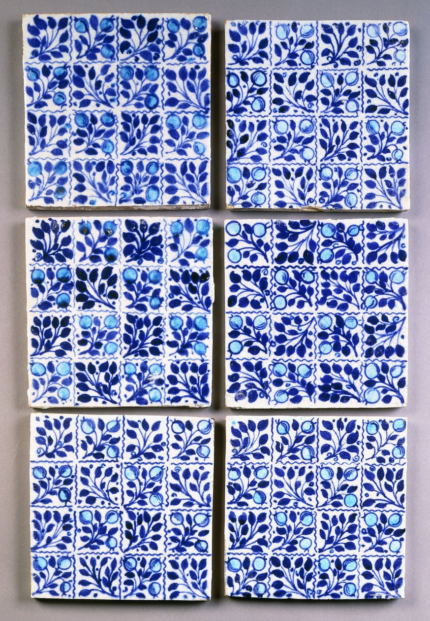 Zeven blauwe 