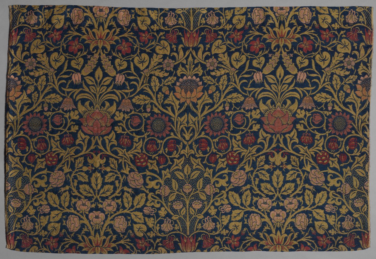 Viooltje en Akelei, 1883 door William Morris