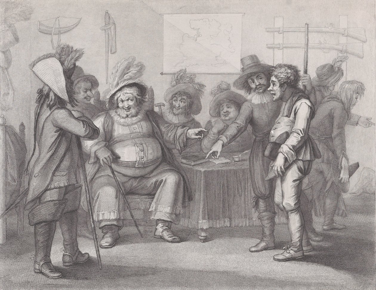 Falstaff bij Justice Shallow