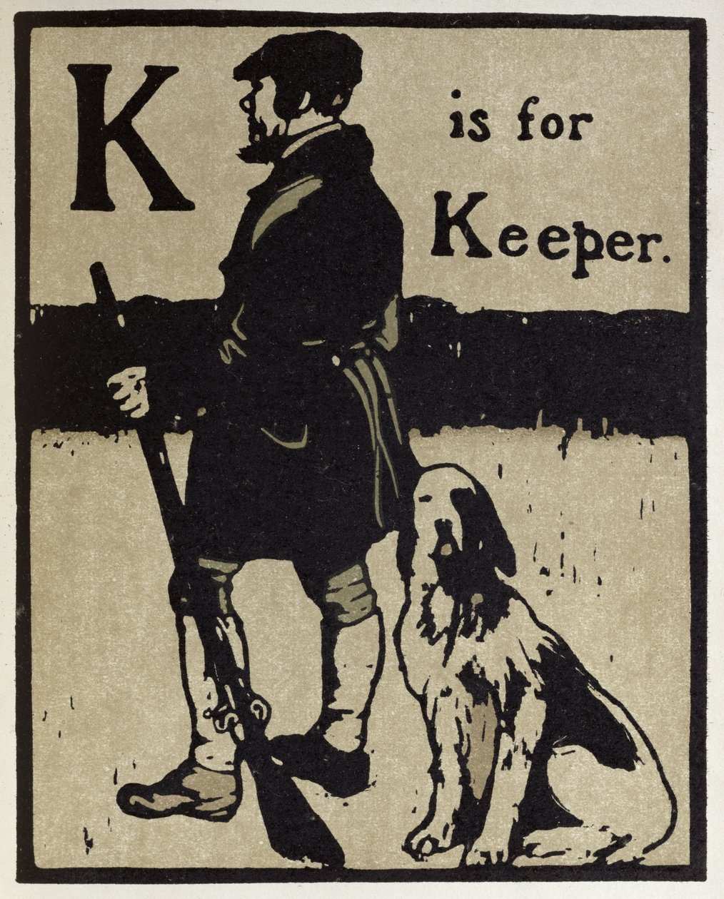 K is voor Keeper, illustratie uit 