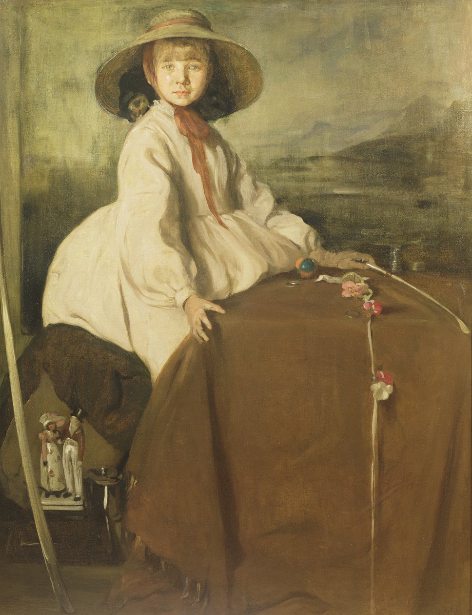 La Petite Marchand - Rosy Gordon Craig door William Nicholson