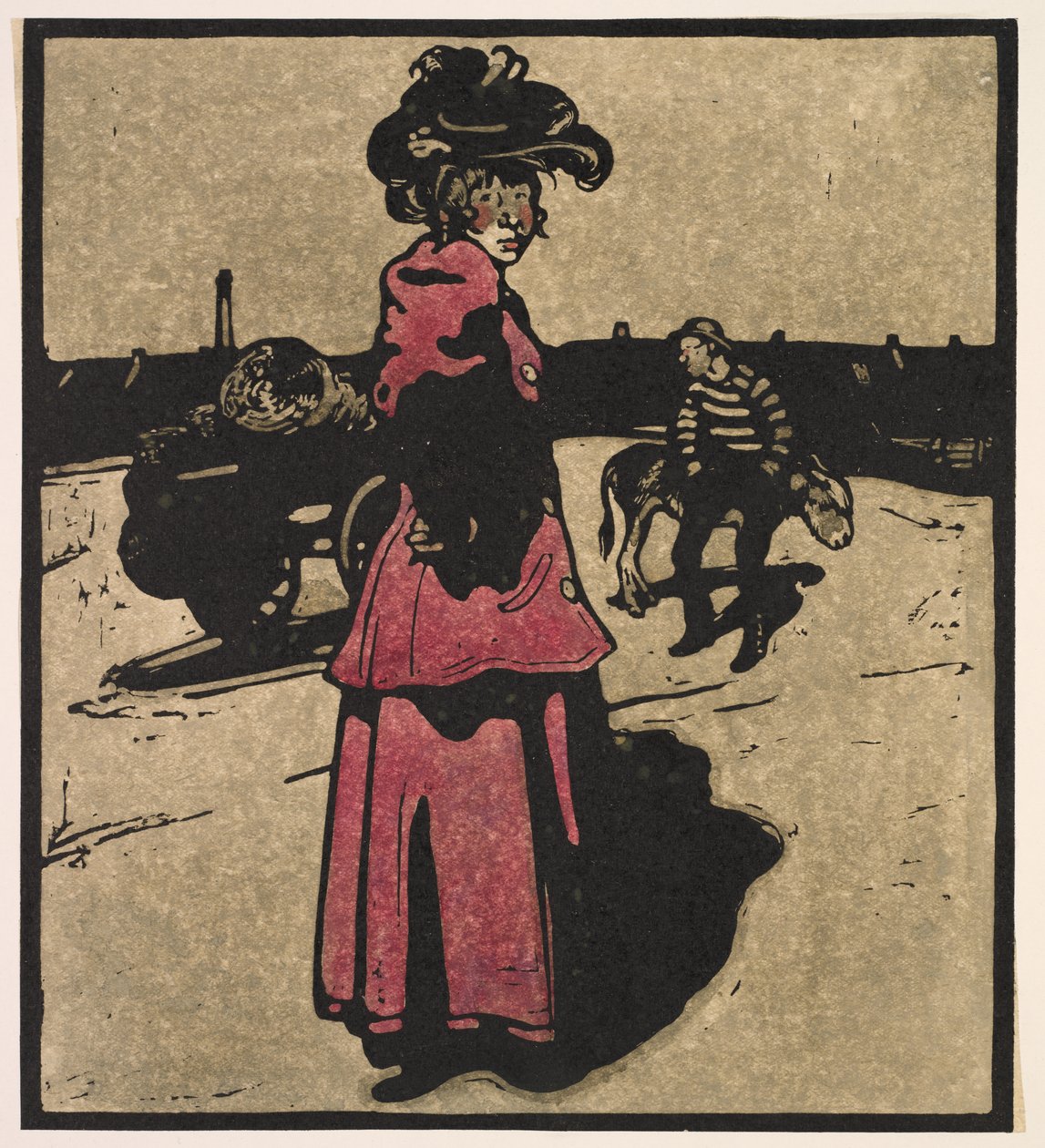 Londense Types: Marktkoopman door William Nicholson