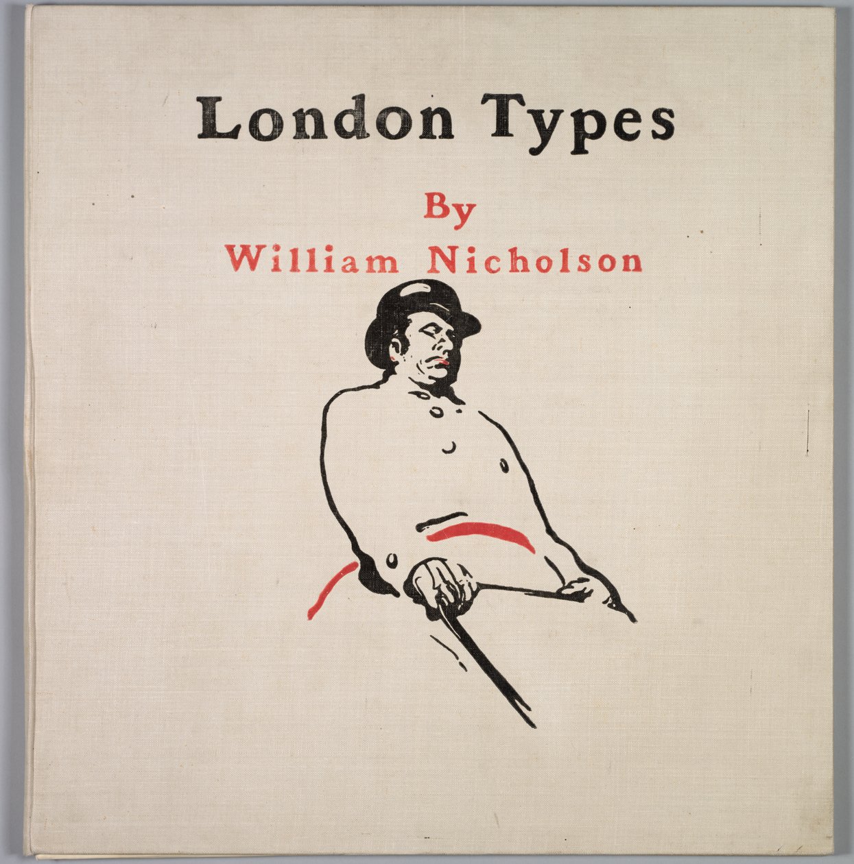 Londense Types: Omslag door William Nicholson