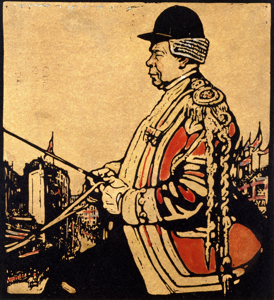 Koetsier van Koningin Victoria door William Nicholson