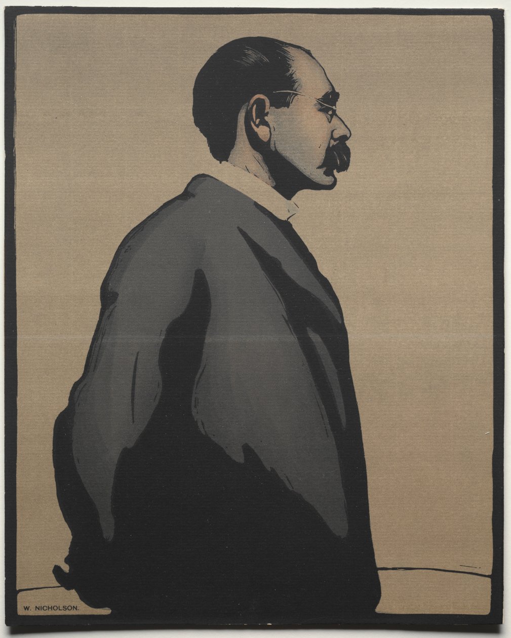 Rudyard Kipling door William Nicholson