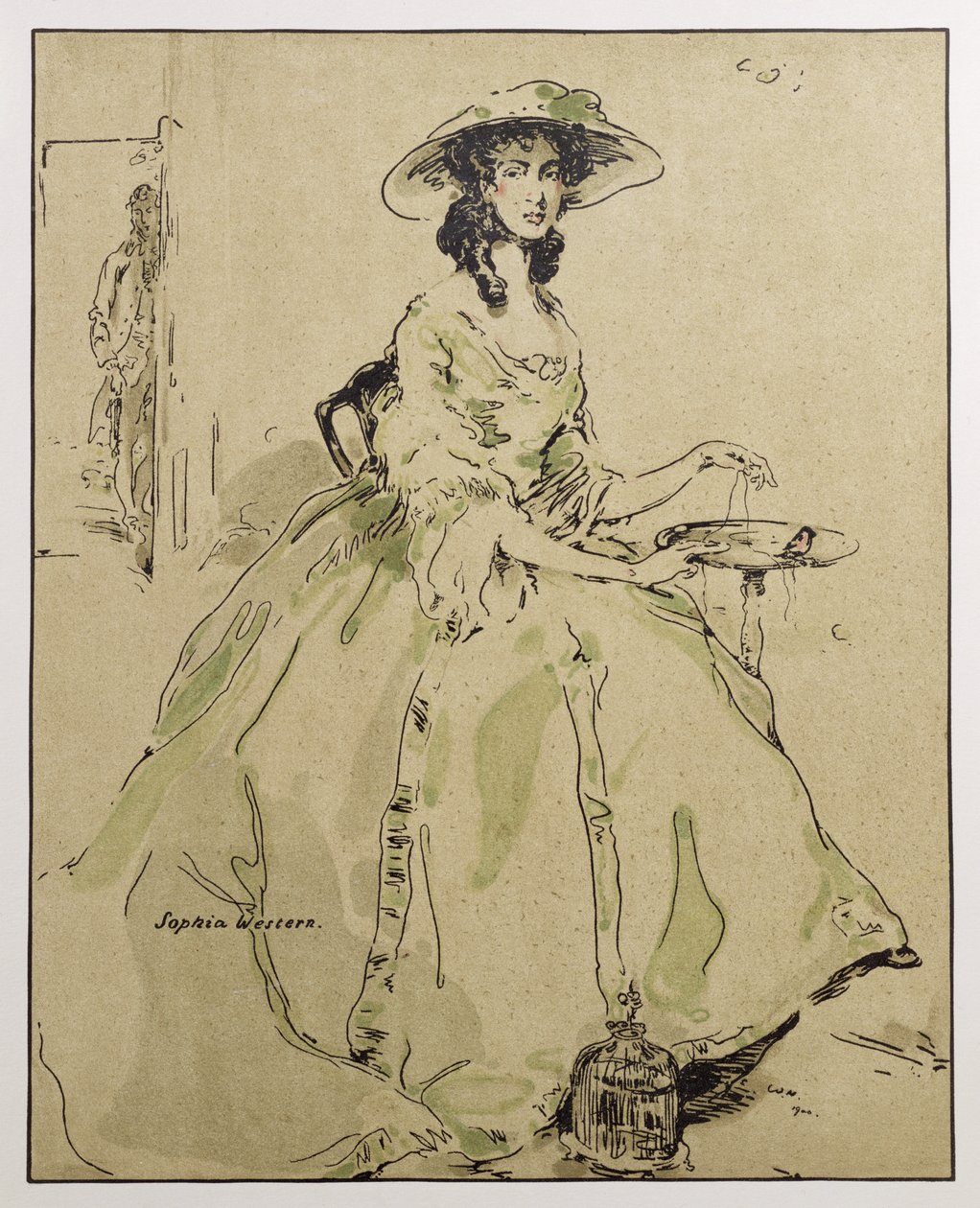 Sophia Western, illustratie uit 
