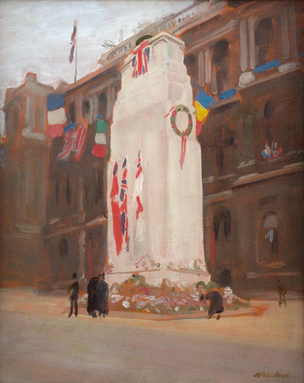 De Cenotaaf (ochtend van de vredesprocessie) door William Nicholson